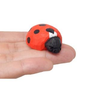 Lady Bug Figurine Statue Beetle Decor